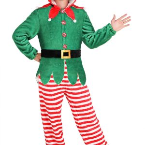 Adult Elf Jumpsuit Costume