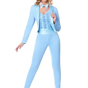 Adult Female Blue Tuxedo Costume