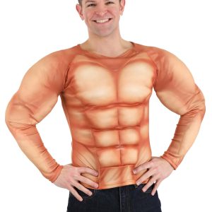 Adult Padded Muscle Costume Shirt