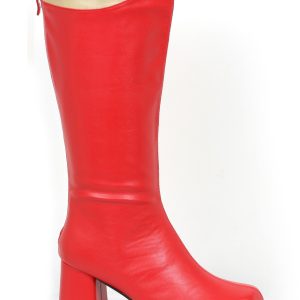 Adult Red and Gold Super Hero Boots