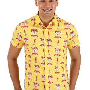 Adult Tapatio Hot Sauce Button Up Shirt