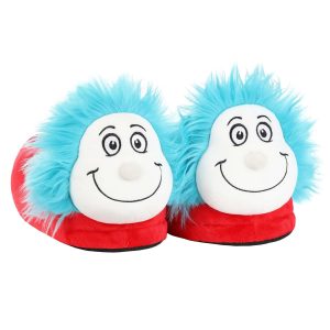 Adult Thing 1 & Thing 2 3D Character Slippers