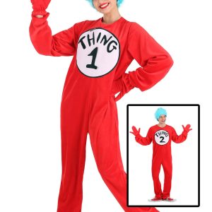 Adult Thing 1 and Thing 2 Costume
