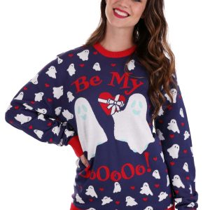 Be My Boo Valentine's Day Sweater for Adults