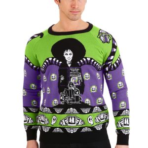 Beetlejuice Lydia Deetz Ugly Halloween Sweater