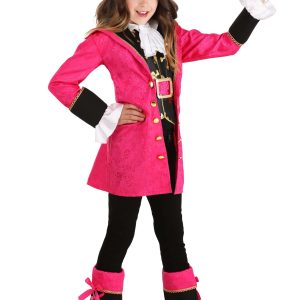 Brilliant Pink Girl's Buccaneer Costume