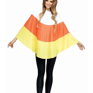 Candy Corn Poncho for Women