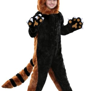 Child Cozy Red Panda Costume