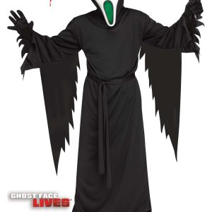 Child Light-Up Fade Mouth Ghost Face Costume