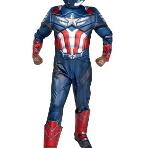 Deluxe Boy's Captain America Sam Wilson Costume