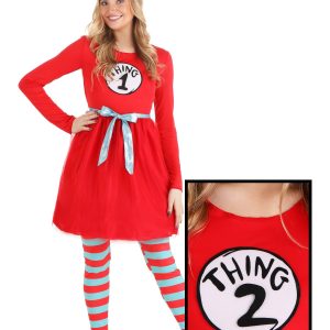 Dr. Seuss Thing 1 & 2 Women's Costume Dress