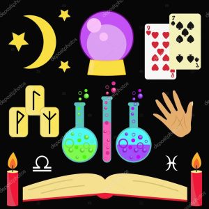 Fortune teller magic vector se