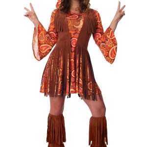 Fringe Hippie Costume for Women