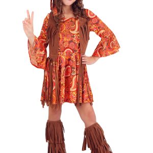 Fringe Hippie Girl's Costume