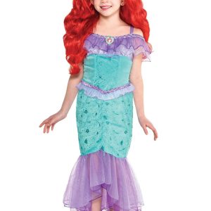 Girl's Ariel Little Mermaid Costume