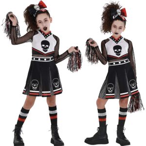 Girl's Fear Squad Zombie Cheerleader Costume