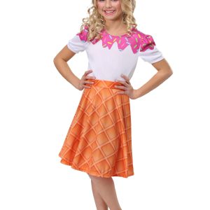 Girls Ice Cream Cone Costume