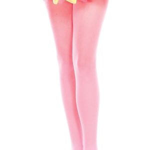 Girl's Light Pink Opaque Costume Tights