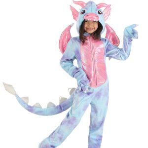 Girl's Pastel Dragon Costume