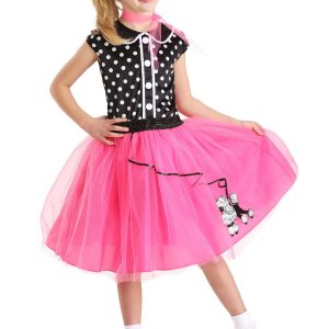 Girl's Retro 50s Sock Hop Costume