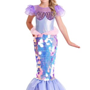 Girls Sparkling Mermaid Costume
