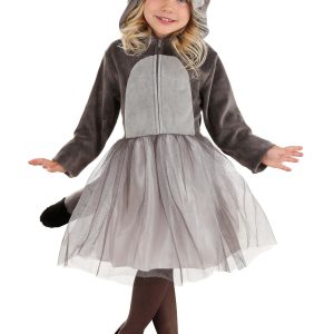 Girl's Toddler Tutu Raccoon Costume Dress