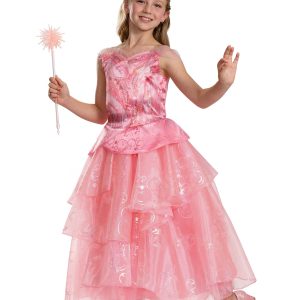 Girl's Wicked Deluxe Glinda Costume