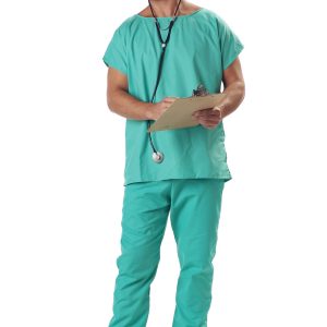 Green Surgical Scrubs Costume