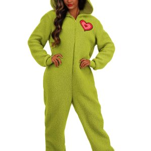 Grinch Adult Costume Onesie