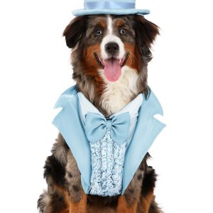 Iconic Light Blue Tuxedo Pet Costume