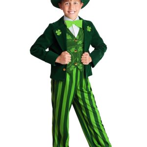 Kid's Clover Leprechaun Costume