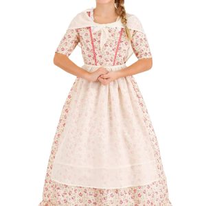 Kid's Colonial Girl Costume
