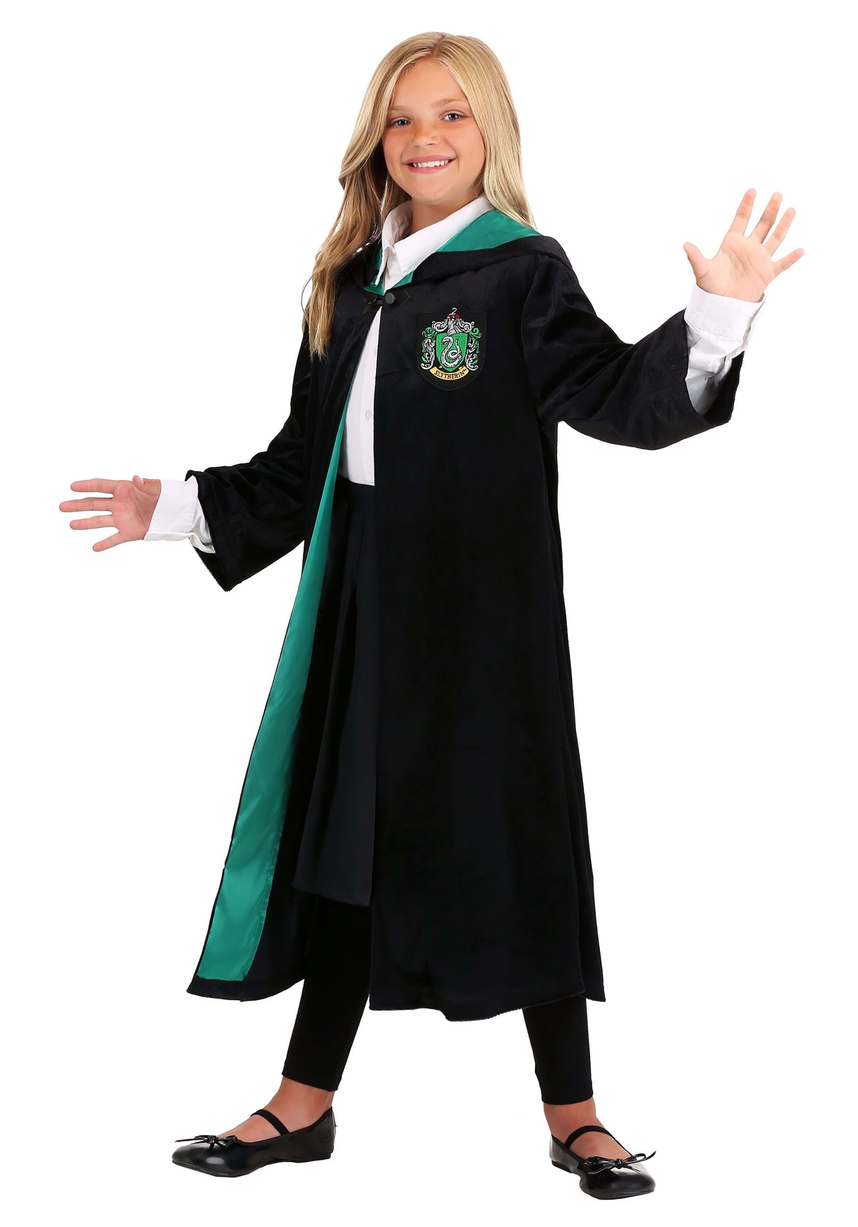 Kid's Harry Potter Deluxe Slytherin Costume Robe