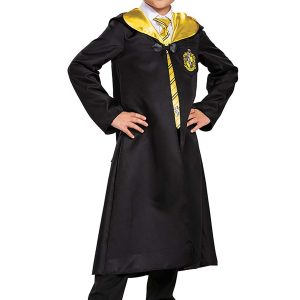 Kids Harry Potter Hogwarts Hufflepuff Robe Costume