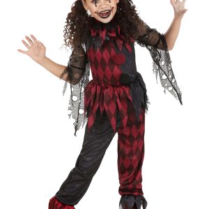 Kid's Jinxed Jester Clown Costume
