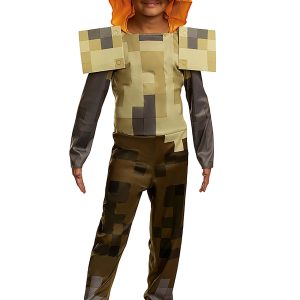 Kid's Minecraft Husk Jack O'Lantern Costume