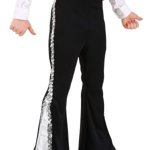 Kid's Silver Disco Costume Sequin Pants