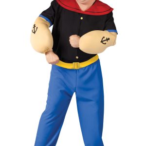 Men's Plus Size Popeye the Sailor Man Costume