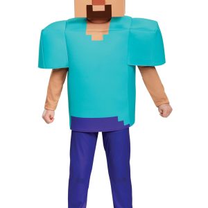 Minecraft Steve Deluxe Boy's Costume
