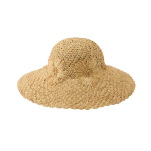 Nadia Raffia Crochet Sun Hat
