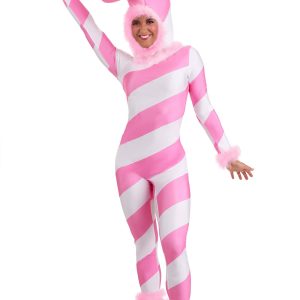 Pink Candy Cane Women's Jumpsuit