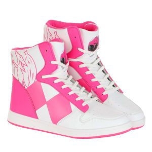 Pink Power Rangers Costume Inspired Sneakers for Adults