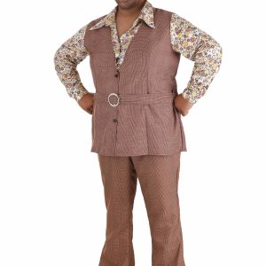 Plus Size '70s Vest Costume for Men