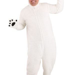 Plus Size Arctic Polar Bear Costume for Adults