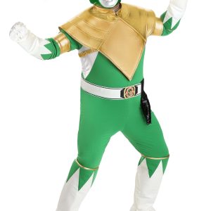 Plus Size Authentic Power Rangers Green Ranger Costume