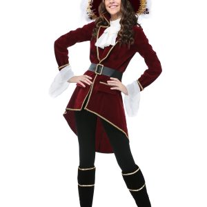 Plus Size Captain Hook Costume for Women