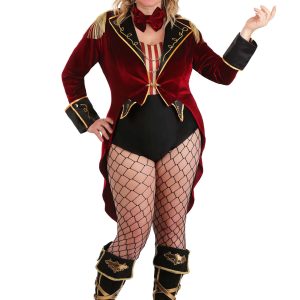 Plus Size Dark Ringmaster Costume for Women