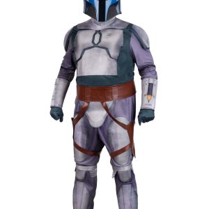 Plus Size Deluxe Star Wars Jango Fett Costume for Adults