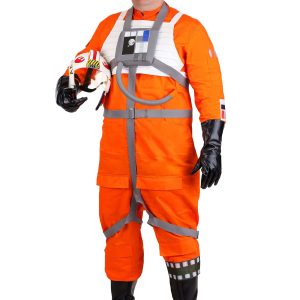 Plus Size Deluxe Star Wars X-Wing Pilot Costume for Men