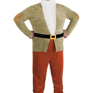 Plus Size Disney Sleepy Dwarf Costume for Men